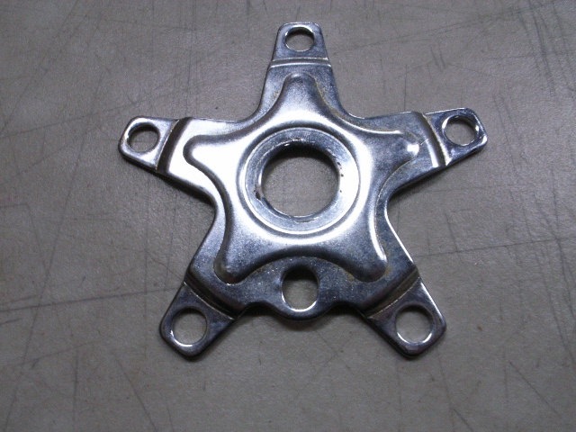 BMX ビンテージ 当時物 無メーカー スパイダー PCD110 クローム OLD BMX 