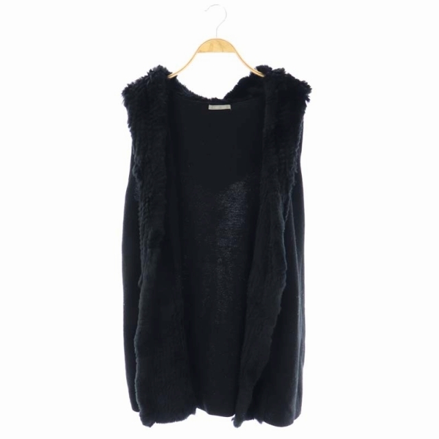 セオリーリュクス theory luxe レッキスラビット フード ニット ベスト