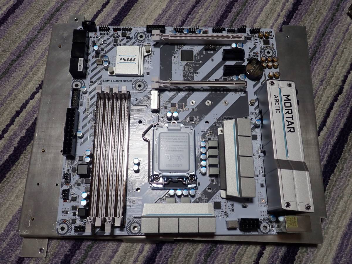 MSI製 μーATXマザーボード H270M MORTR ARCTIC 爆買い，正規品 【公式