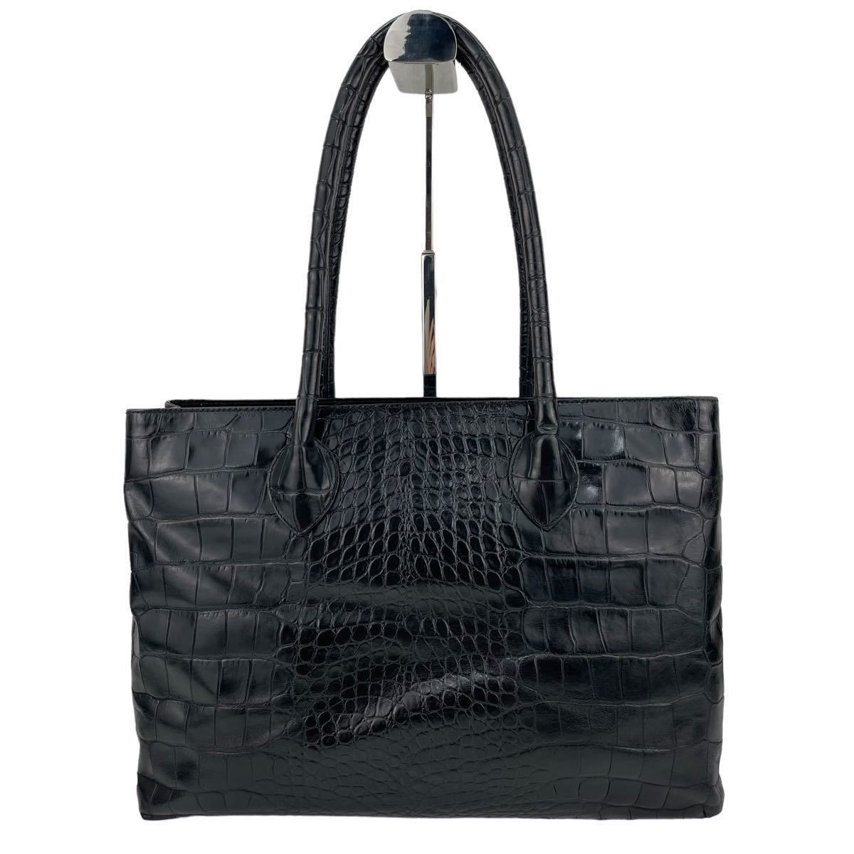 フルラ FURLA ハンドバッグ トートバッグ クロコダイル 型押し