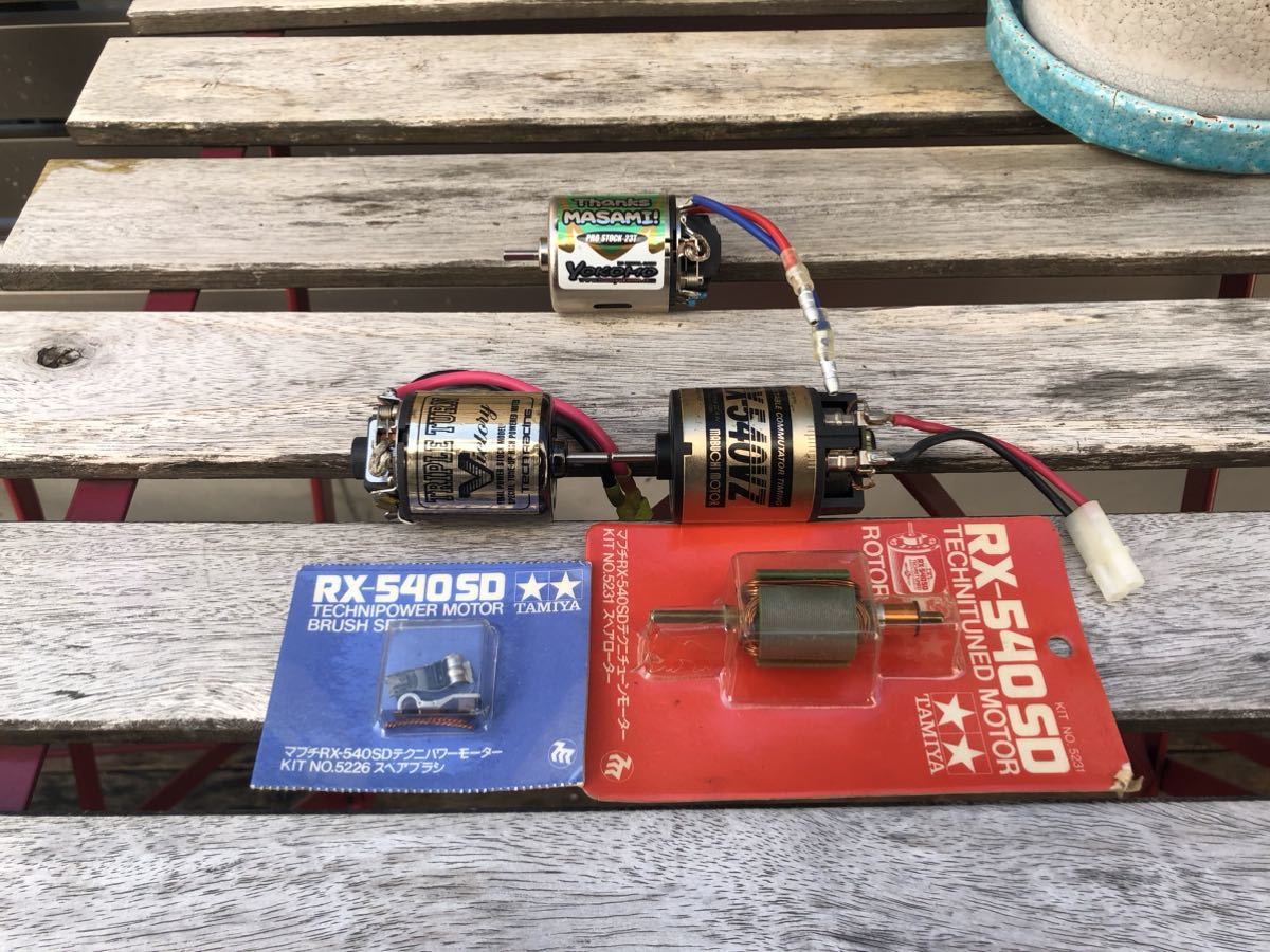 絶版　当時物　モーター　田宮　RX-540VZ テックレーシング　ヴィクトリー　谷田部アリーナ記念モーター　マサミ　正美　ヨコモ