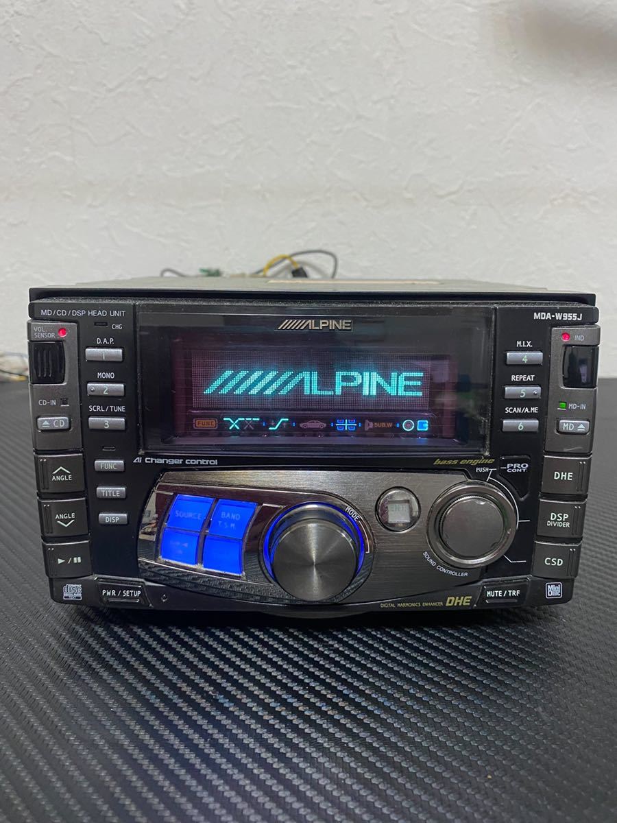 ☆送料込み☆ジャンク品☆ ALPINE MDA W955J CD MD JDM アルパイン