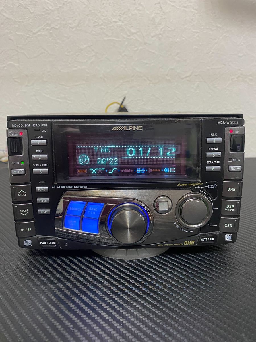 ☆送料込み☆ジャンク品☆ ALPINE MDA W955J CD MD JDM アルパイン