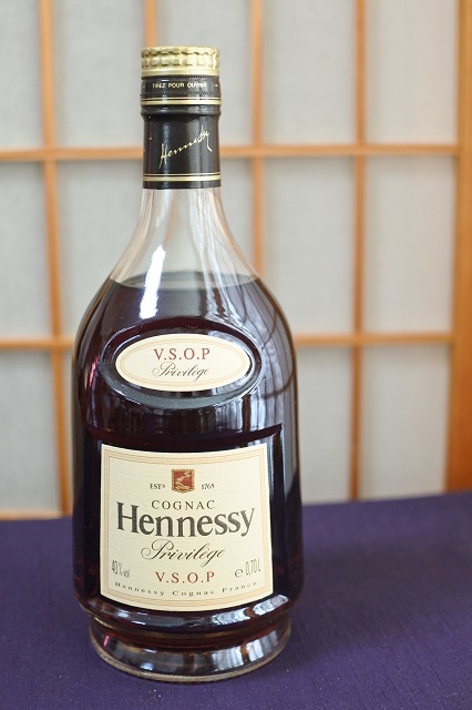 未開栓 ヘネシー V.S.O.P Hennessy VSOP プリヴィレッジ 金キャップ