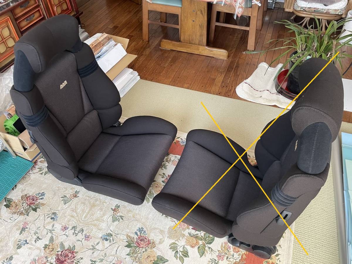 当時物AAR AAR 助手席シート レザーセミバケットシート助手席アラコ 