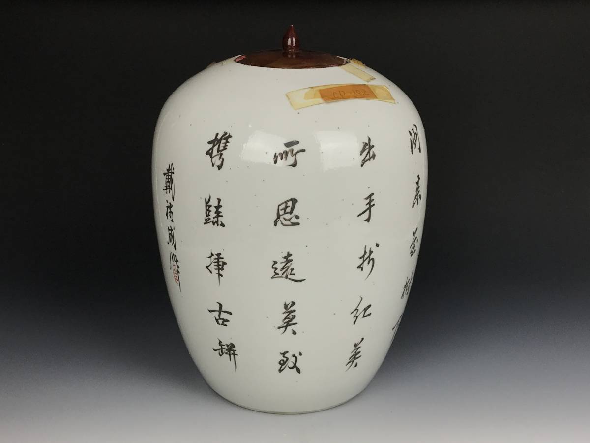 中国古美術コレクション』清時代 色絵雑宝花卉文大壺 唐物 本物保証