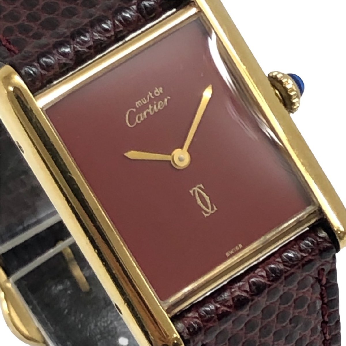 CARTIER カルティエ マストタンクタンク ヴェルメイユMM ボーイズ 