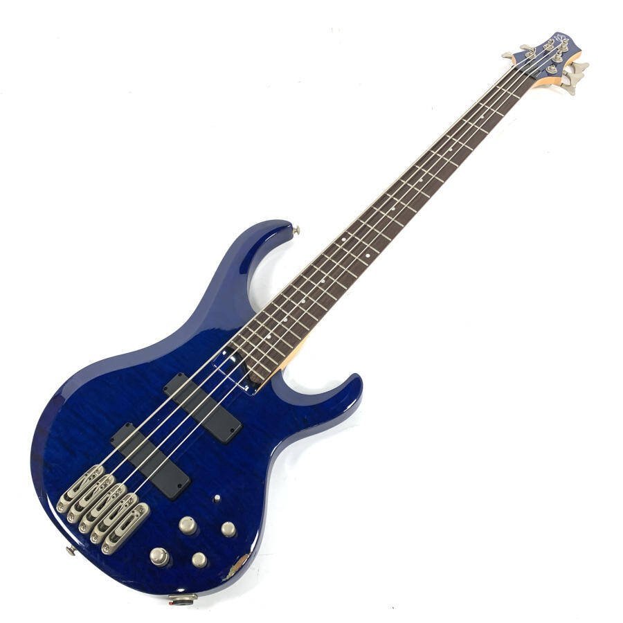 Ibanez アイバニーズ BTB 5弦エレキベース シリアルNo.W341267 青系★現状品