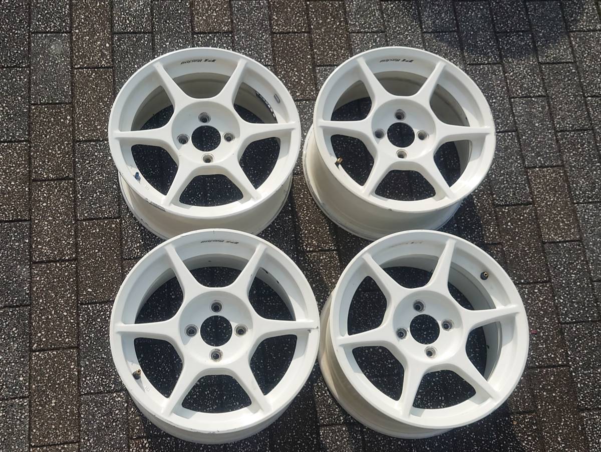 P-1レーシング 15インチ 4穴 PCD100 5.5j +42 4本 【公式通販】