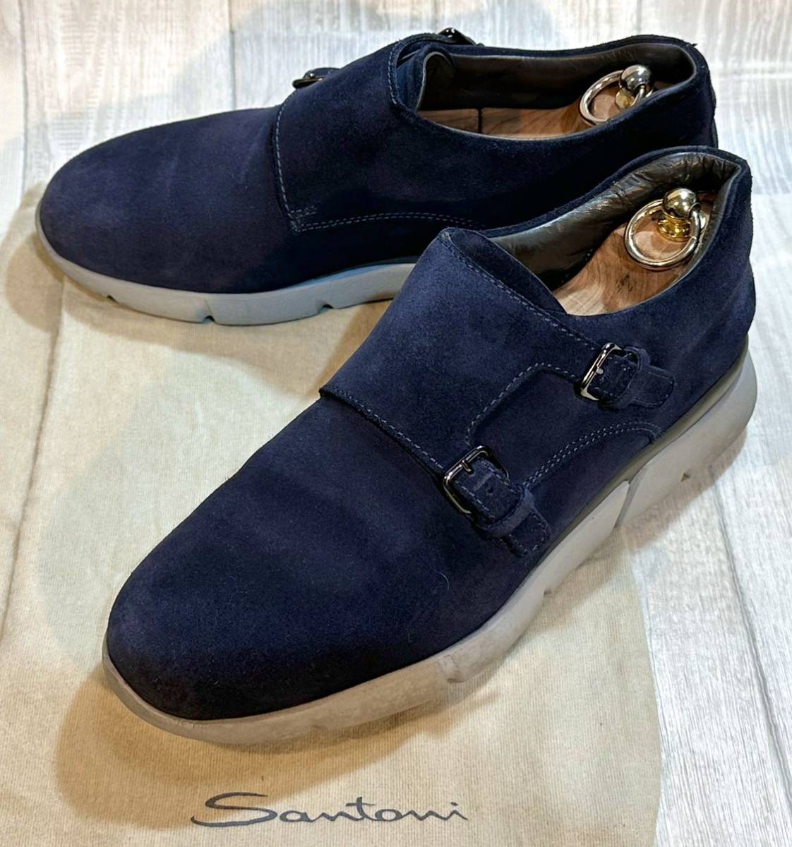 Santoni サントーニ◇25.5cm 7◇ダブルモンクストラップ ドレス