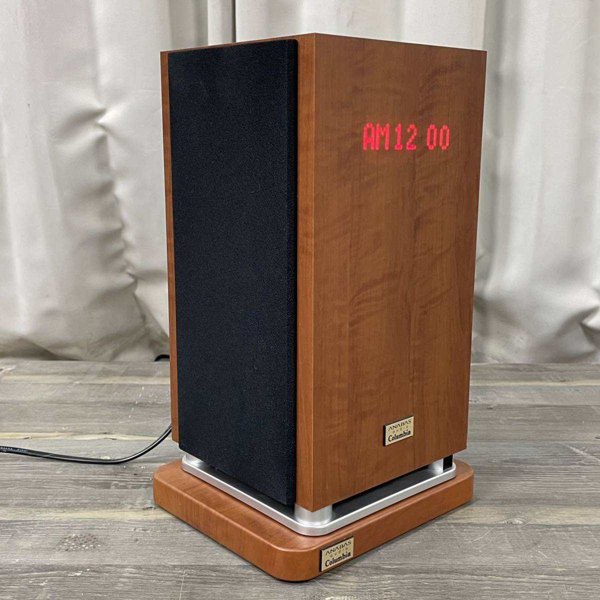 ANABAS audio Columbia CDクロックラジオシステム ANABAS CDクロックラジオシステム Columbia アナバス AA-001 CD
