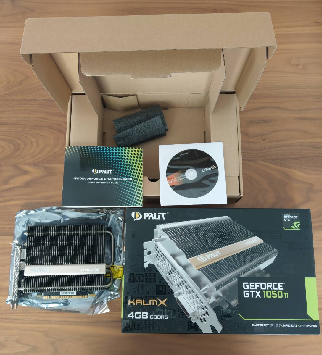 送料無料】ファンレス Palit GeForce GTX 1050Ti KalmX 動作確認済