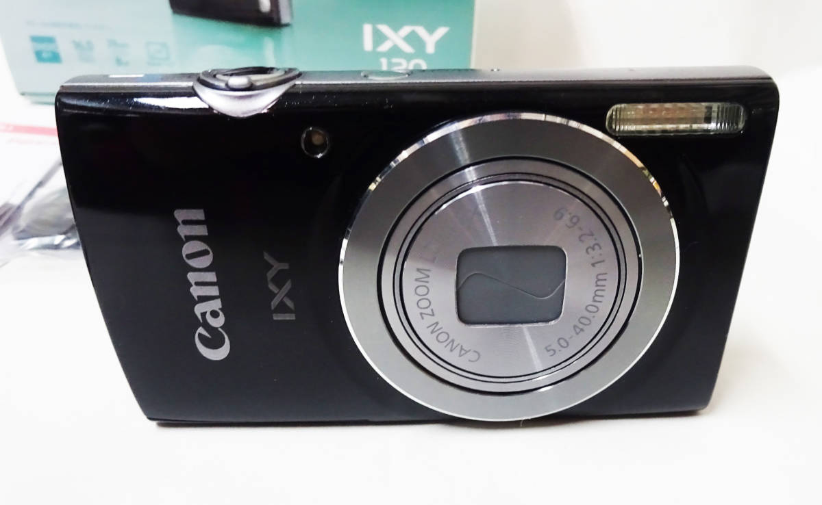 ◇美品 Canon キャノン IXY120 コンパクト デジタルカメラ /元箱 充電 