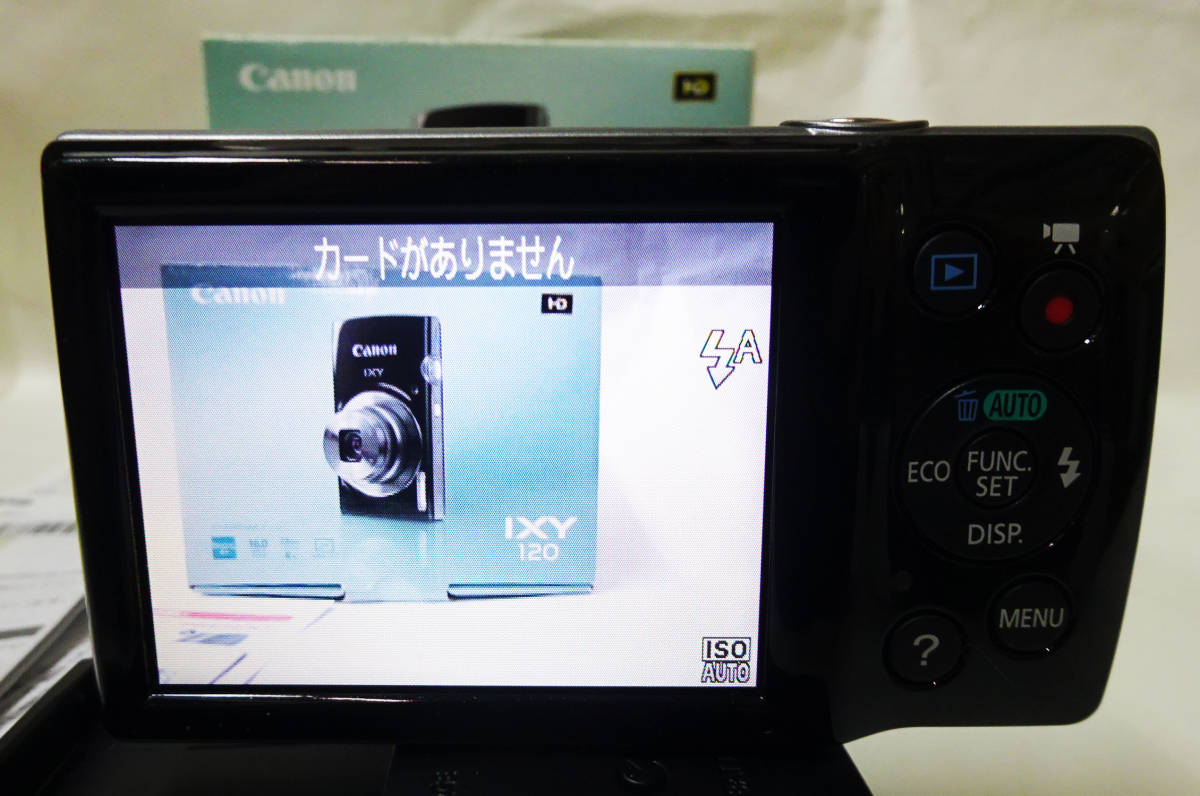 ◇美品 Canon キャノン IXY120 コンパクト デジタルカメラ /元箱 充電 