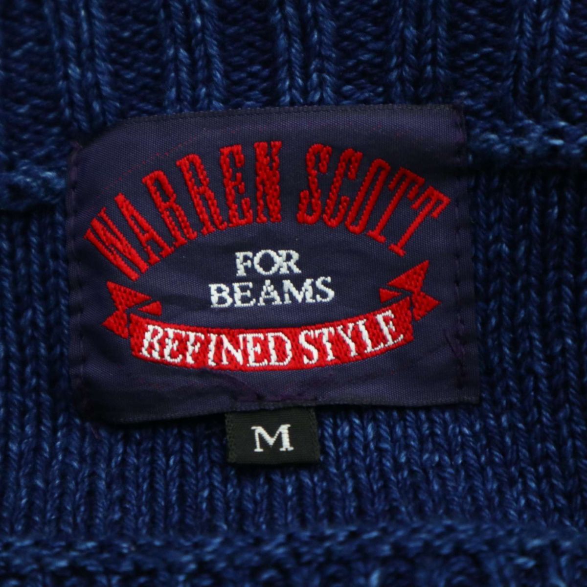WARREN SCOTT×BEAMS ビームス パッチワーク カーディガン L