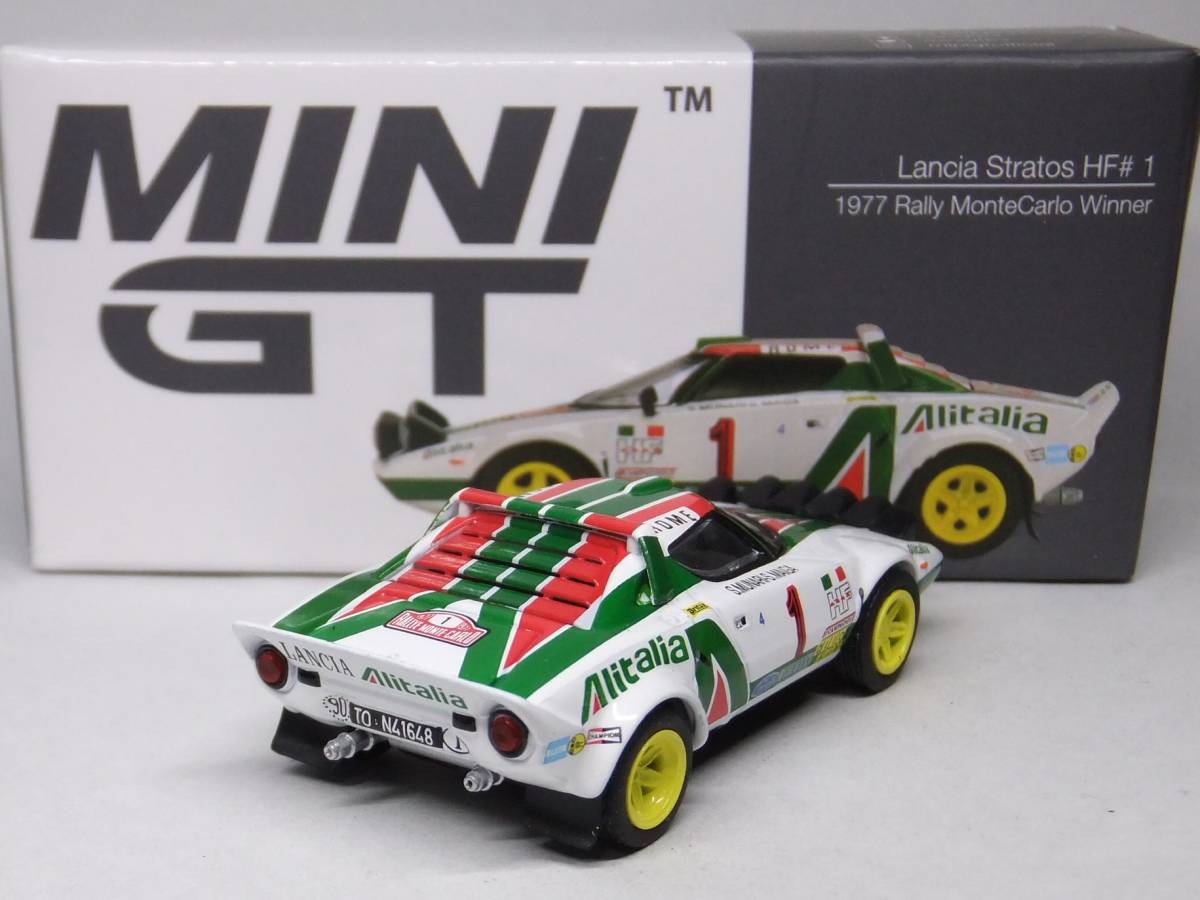 MINI GT☆ランチア ストラトス HF モンテカルロラリー 1977 優勝車 #1