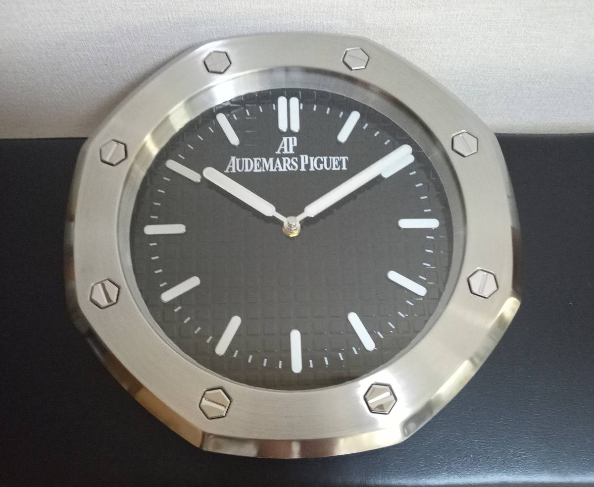 100円～　オーデマピゲ　掛け時計　黒　未使用品　最落なし売り切り