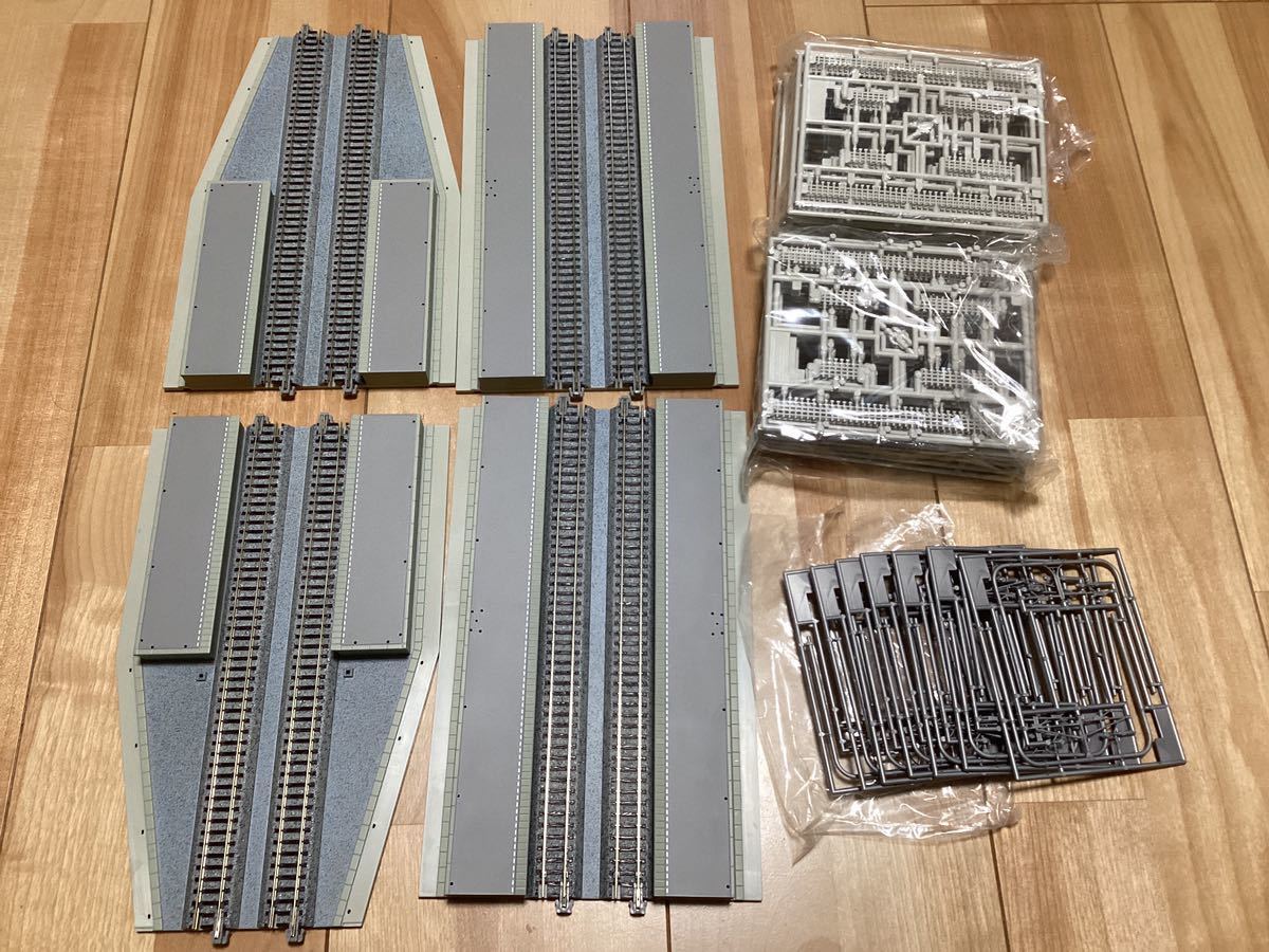 KATO Nゲージ複線プレート対向式ホームセット 23-127【入手困難希少品】 箱無し ジャンク】KATO 23-127 複線プレート対向式ホームセット KATO