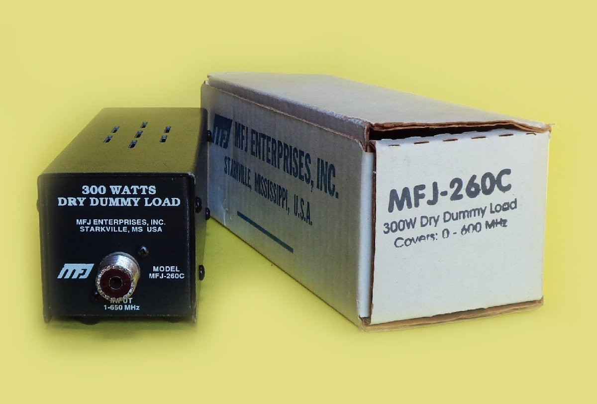 ■動作確認済 MFJ-260C ダミーロード 300W 　1～650MHz MFJ 1～650MHz 300W ダミーロード MFJ-260C 300W MFJ-260C ダミー