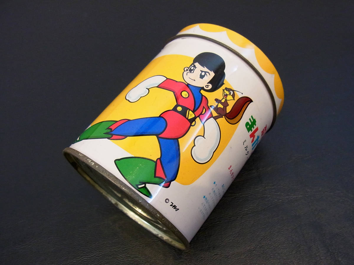 森永 まんがココア 空き缶 2個セット レトロ　宇宙少年ソラン 当時物 森永 まんがココア 空き缶 宇宙少年ソラン 宇宙少年ソラン 昭和