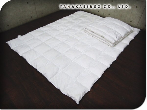 人気セール，正規品 TANAKASINSO/タナカシンソー 高級 デュベ グースダウン70％/フェザー30％ ダブルサイズ 羽毛掛布団2枚セット 11万 grf88t(ダブル用)｜売買されたオークション情報、yahooの商品情報をアーカイブ公開 掛け布団