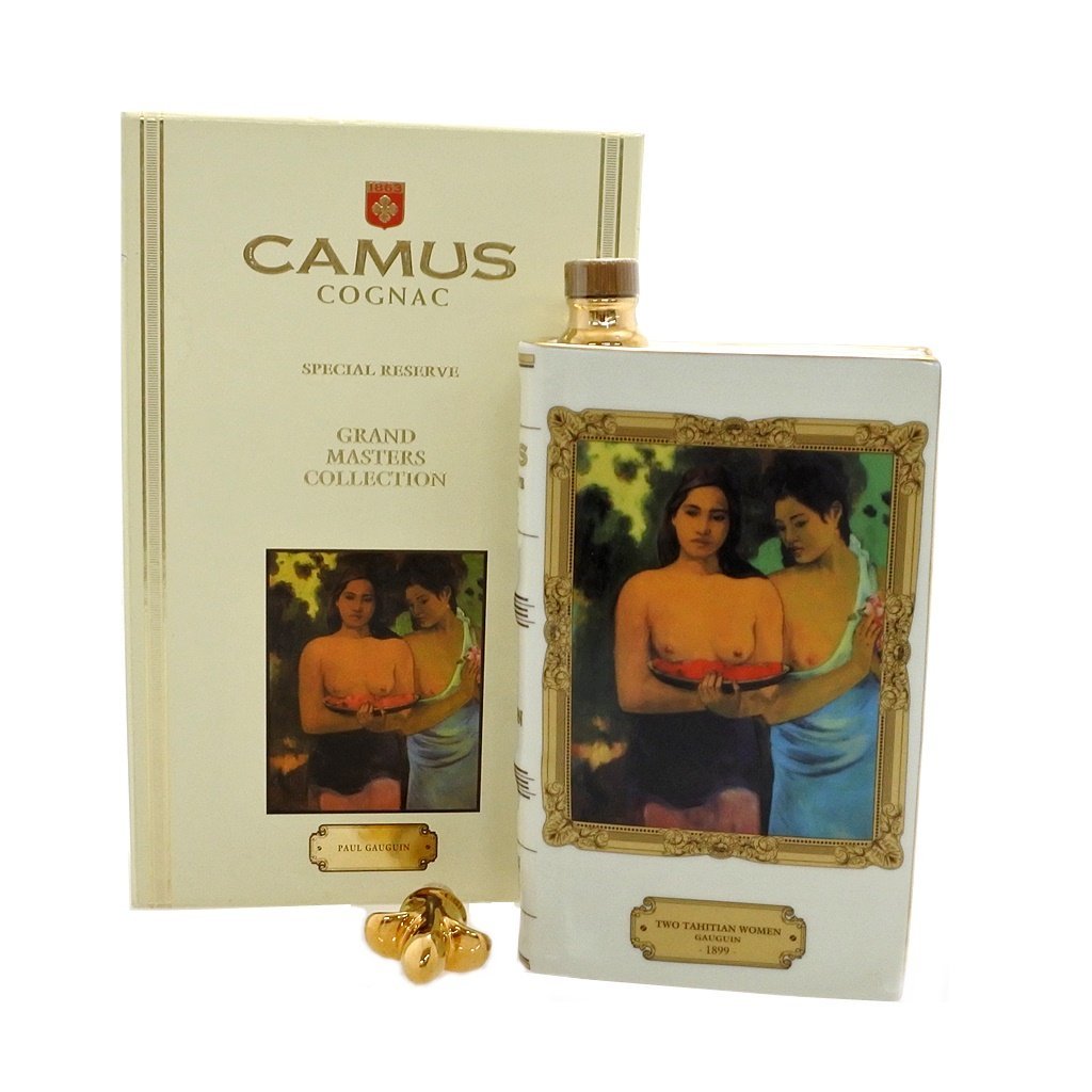 【新品・未開栓】COURVOISIERCOURIMPERIALE ゴールド箱付き お酒】CAMUS グランドマスターズコレクション TWO TAHITIAN WOMEN
