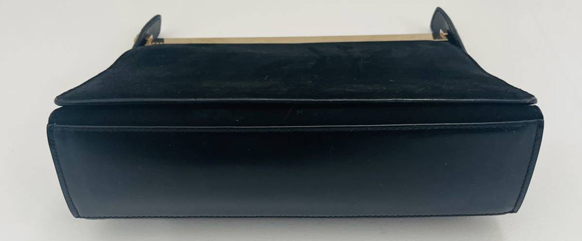 グッチ GUCCI バッグ ハンドバッグ 1円スタート スェード ゴールド金具