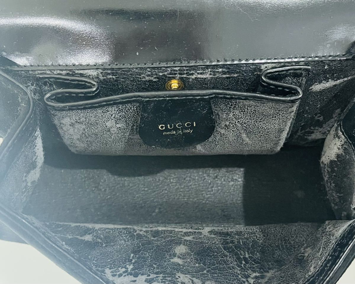グッチ GUCCI バッグ ハンドバッグ 1円スタート スェード ゴールド金具