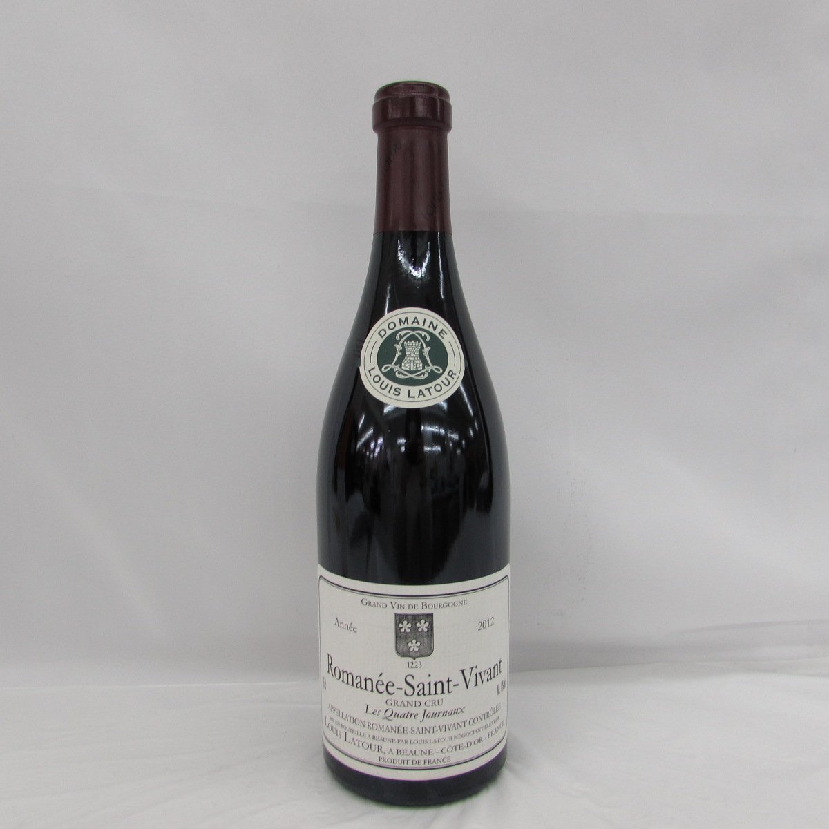 【未開栓】ルイ・ラトゥール ロマネ・サン・ヴィヴァン グランクリュ キャトル・ジュルノー 2012 赤 ワイン 750ml 14% 11187563 0115