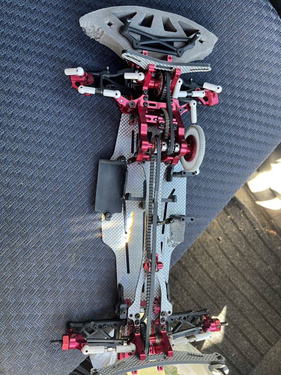 YD-2SX3用 ハイトラクション メインシャーシ 特注 蕨山Carbon YD-2SX3