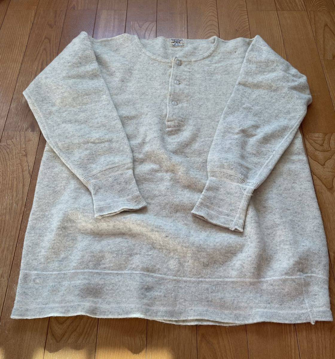 40’s “WRIGHTS” UNDERWEAR アンダーウェア　ヴィンテージ　ヘンリーネック　