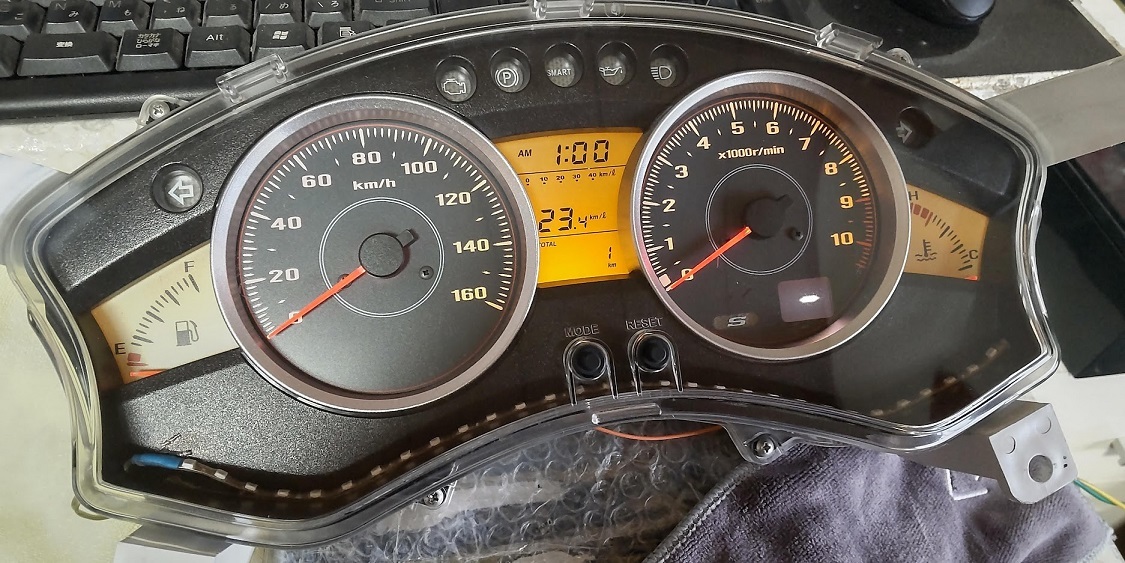MF10　フォルツァ　Sマチック　スピードメーター　加工有り　■距離変更発送可能