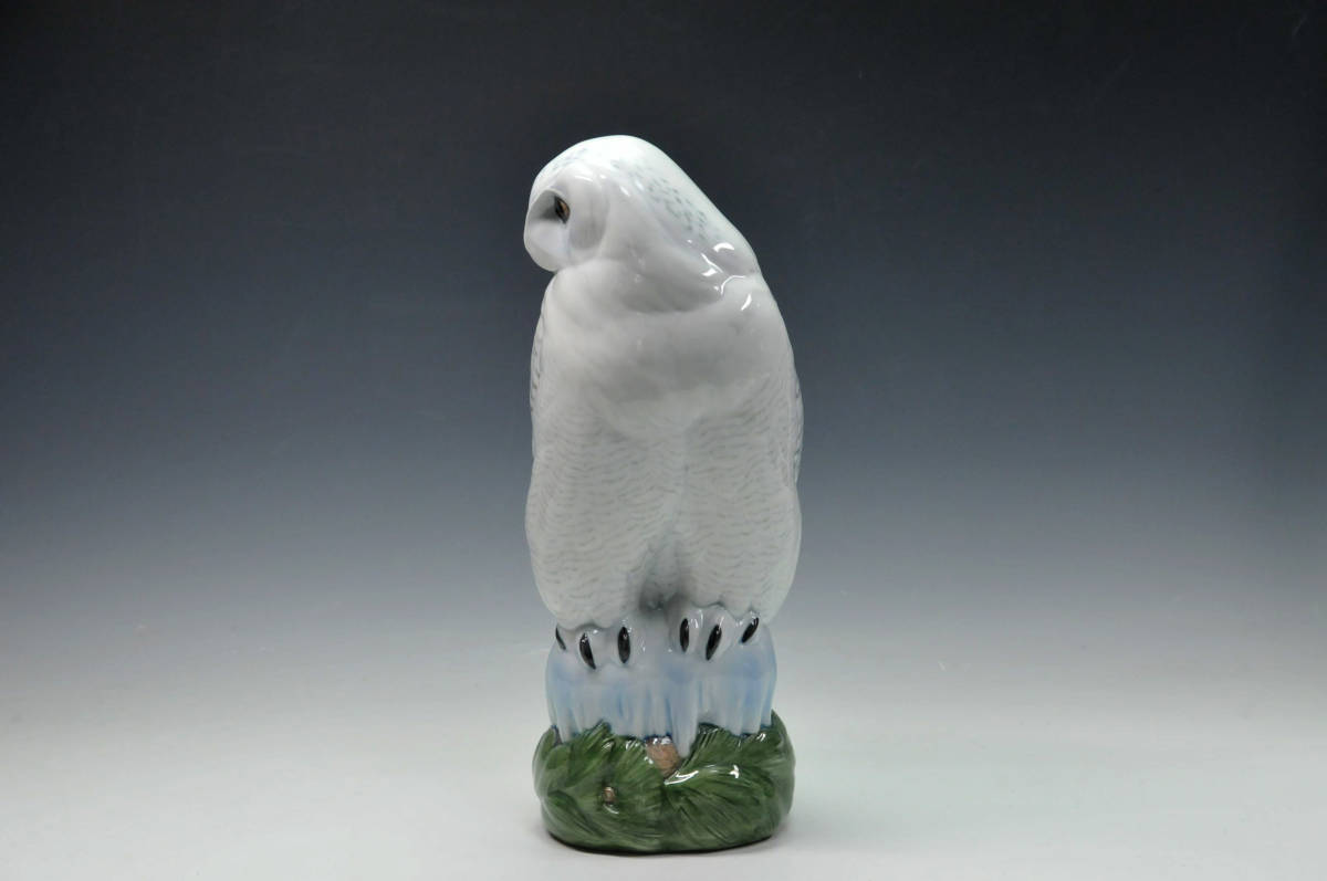 ロイヤルコペンハーゲン フィギュリン フクロウ 梟 ロイヤルコペンハーゲン 『梟』 高さ：40cm 箱無 ○ フュギュリン 置物