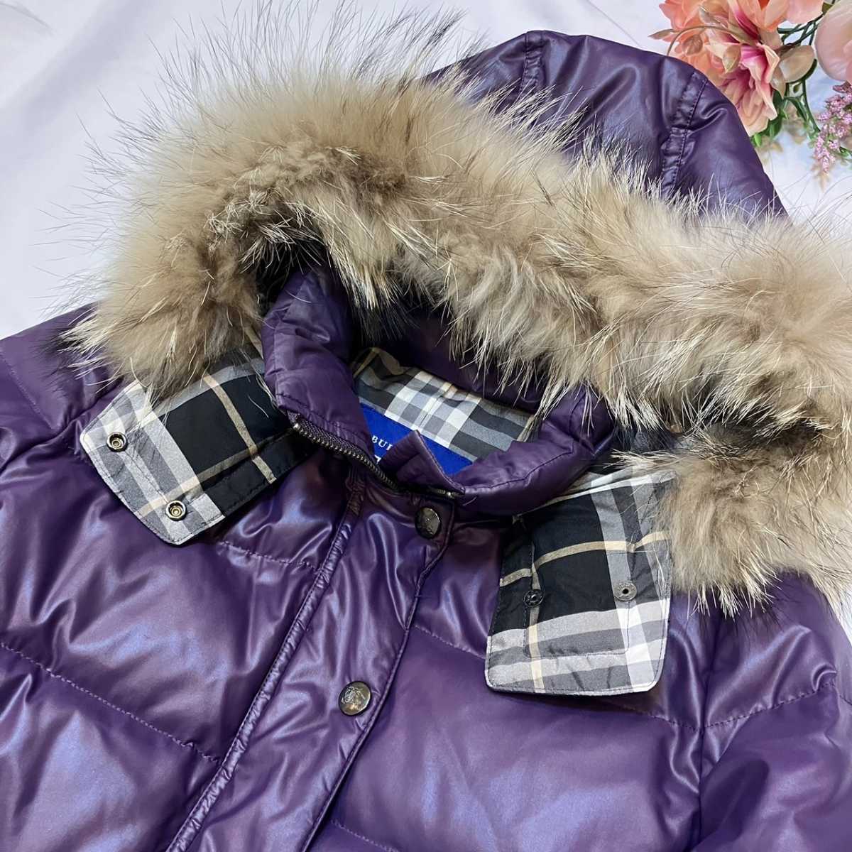 バーバリーブルーレーベル BURBERRY BLACK LABEL ダウンコート ダウン