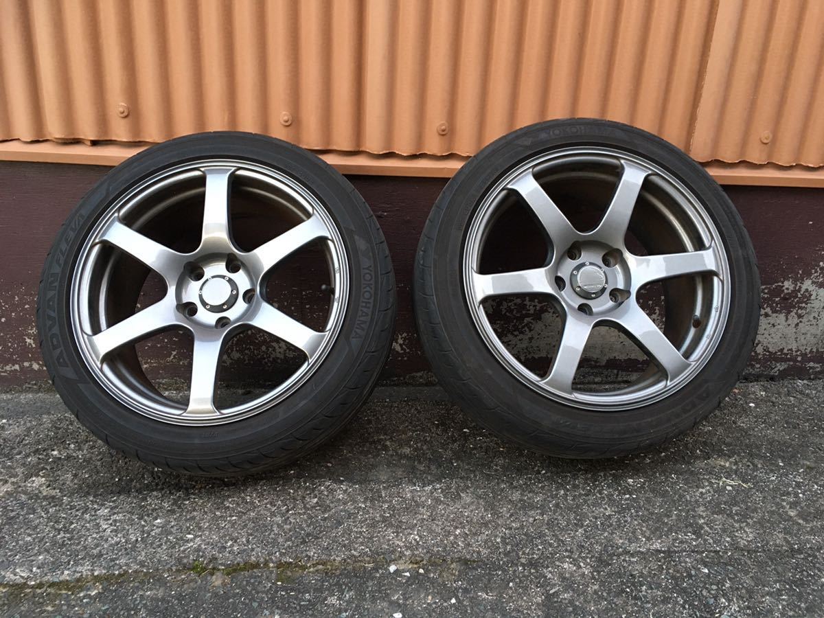 ヨコハマ AVS モデルT6 17インチ9J 5穴114.3 2本セット2本出品 Yahoo