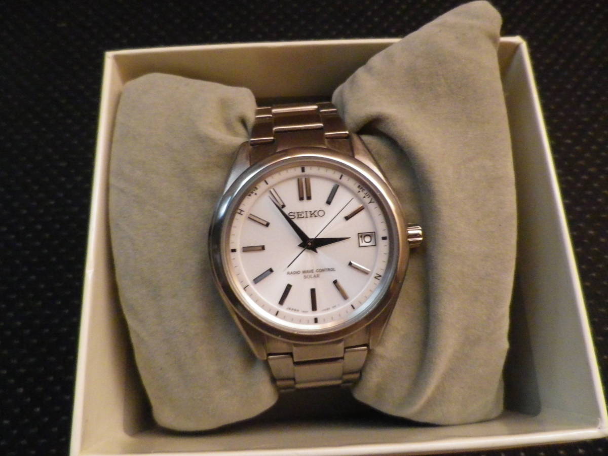 セイコー ソーラー電波 チタン SEIKO セイコー SELECTION セイコー