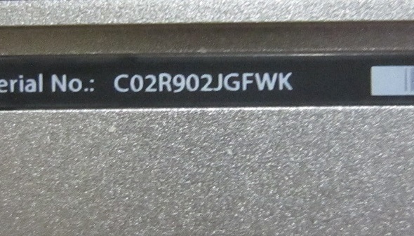 MacBook Air 11inch A1465 2013～2015対応 EU? キーボードユニット　2015年式(Early 2015)取り外し　 中古 正常動作品