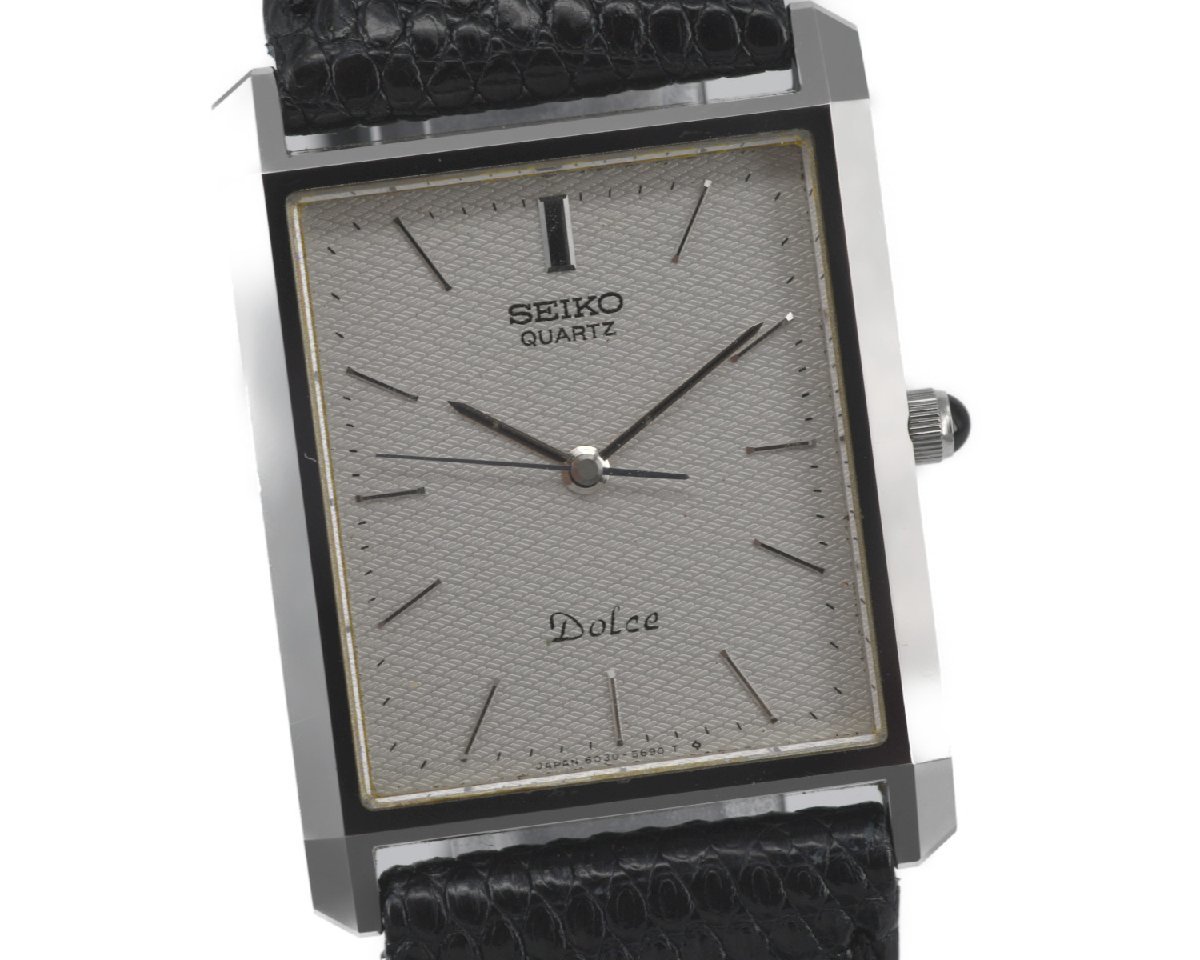[中古品] 稼働品【SEIKO】セイコー Dolce ドルチェ 6030-5620 メンズ クオーツ 動作OK 中古品