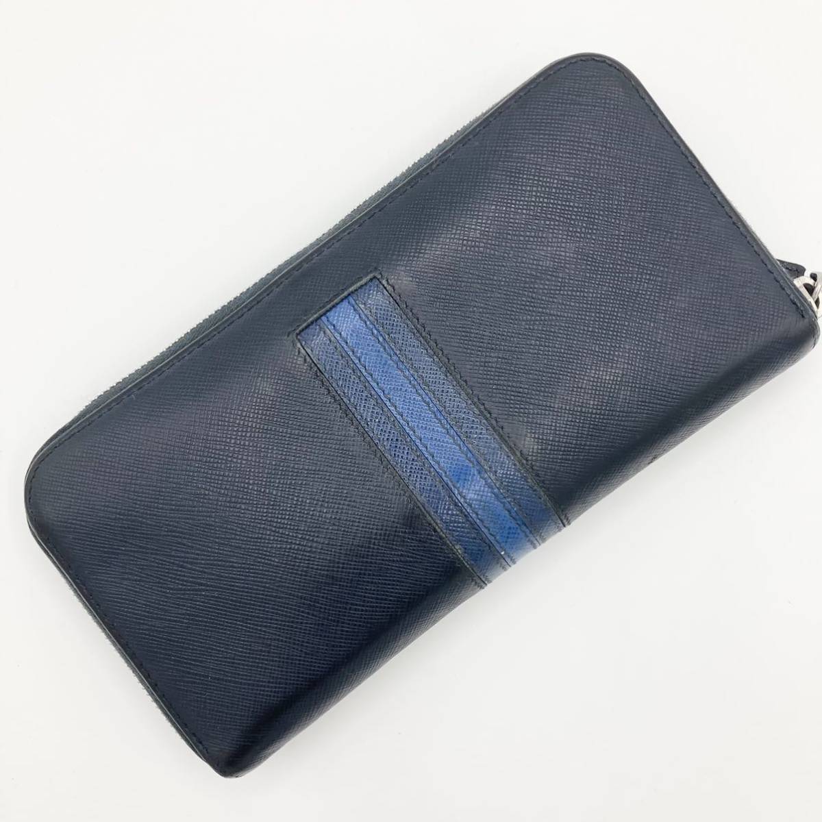 1円 希少美品 PRADA プラダ 長財布 ラウンドファスナー ジップ BALTICO