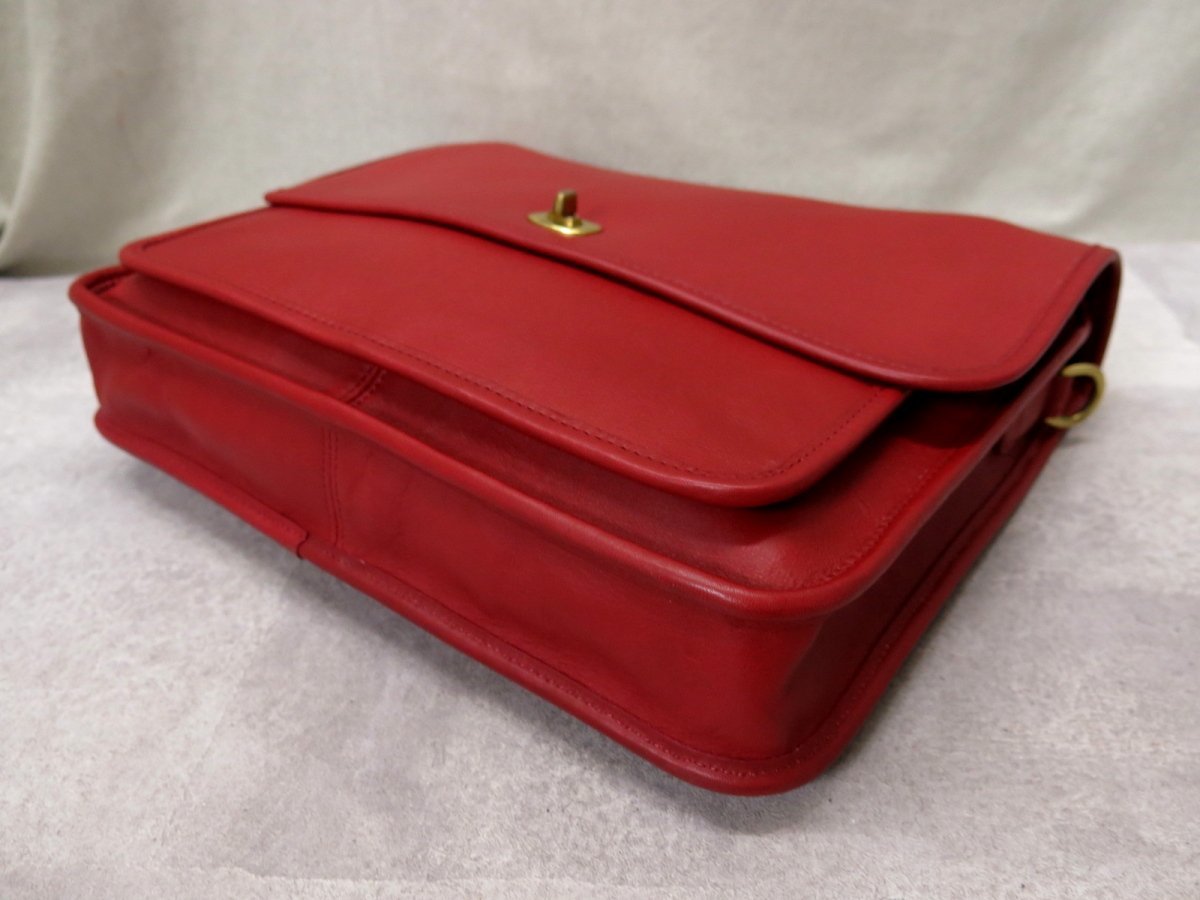 ○超美品○COACH オールド コーチ○メンズ○5181○高級 カーフ レザー 