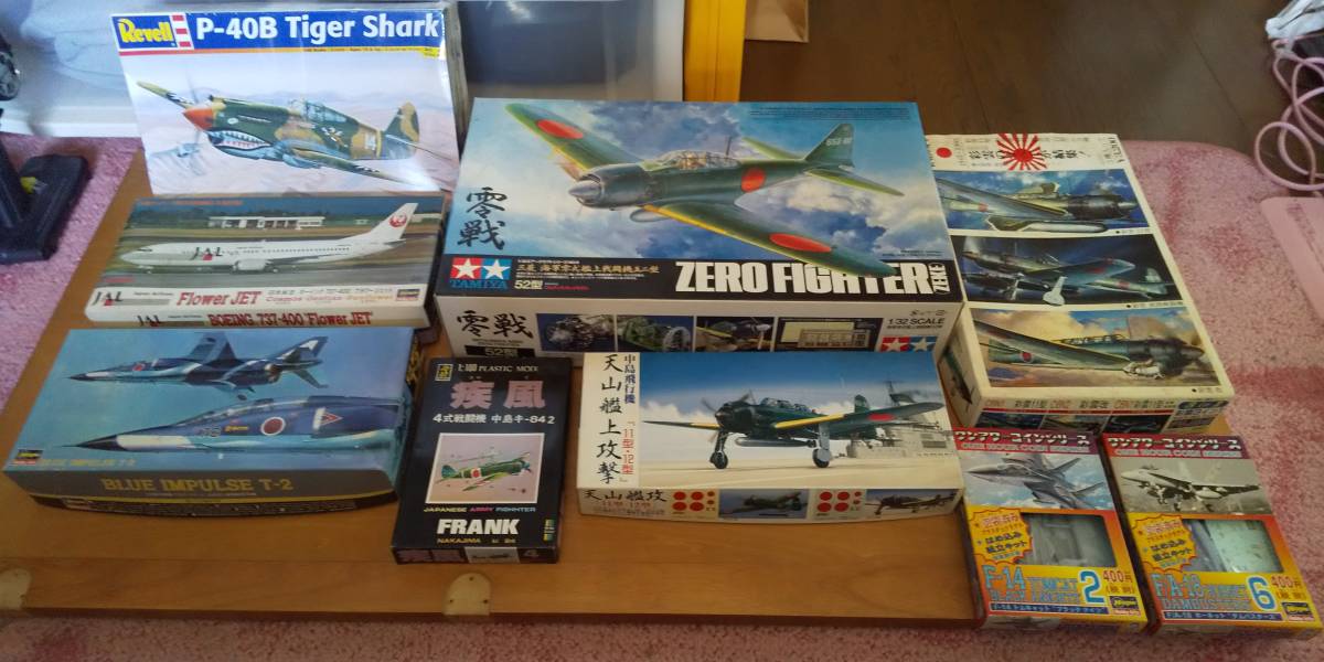 タミヤ 1／32 日本海軍零式艦上戦闘機52型 未開封とその他まとめて