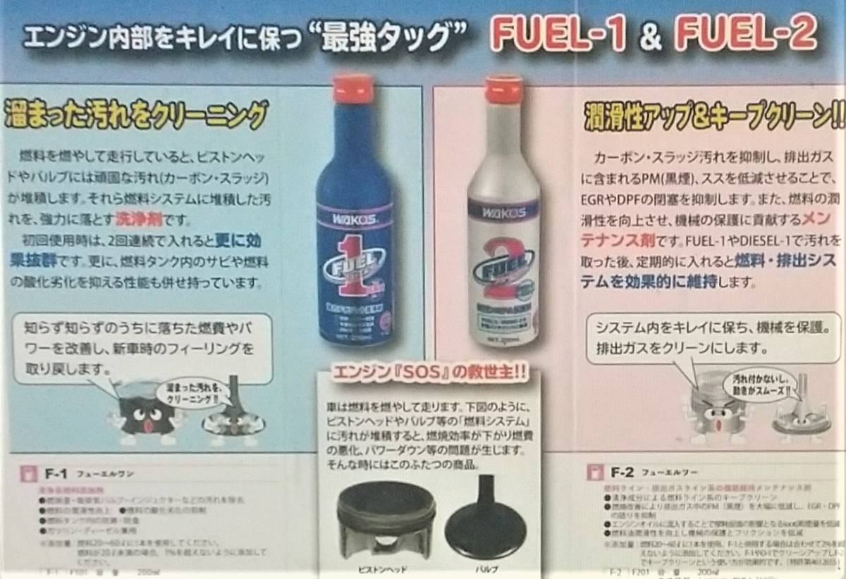即納!! 送料無料♪ WAKO'S 3本セット FUEL-1 FUEL-2 (フューエルワン