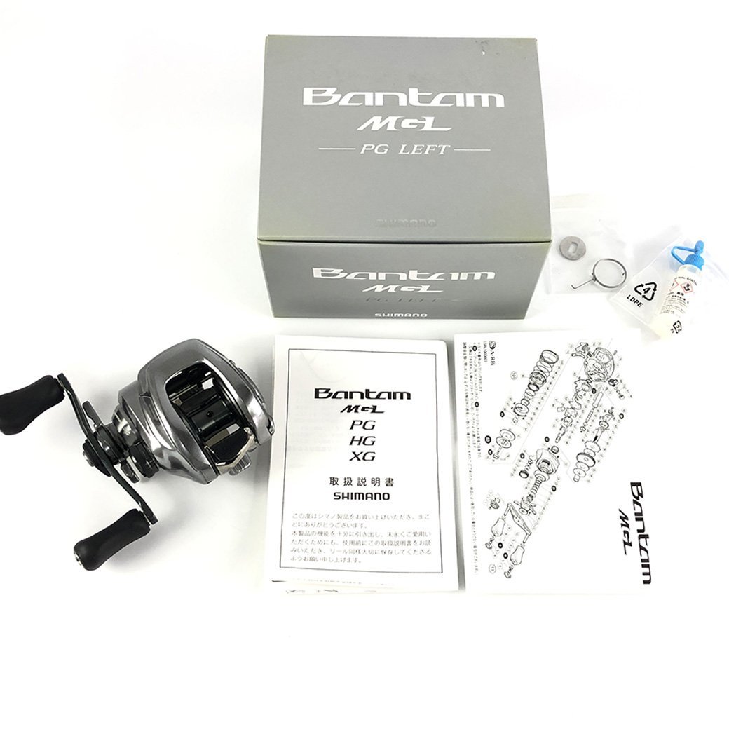 シマノ 18 バンタム MGL PG LEFT 左ハンドル 日本製 ベイトリール 箱