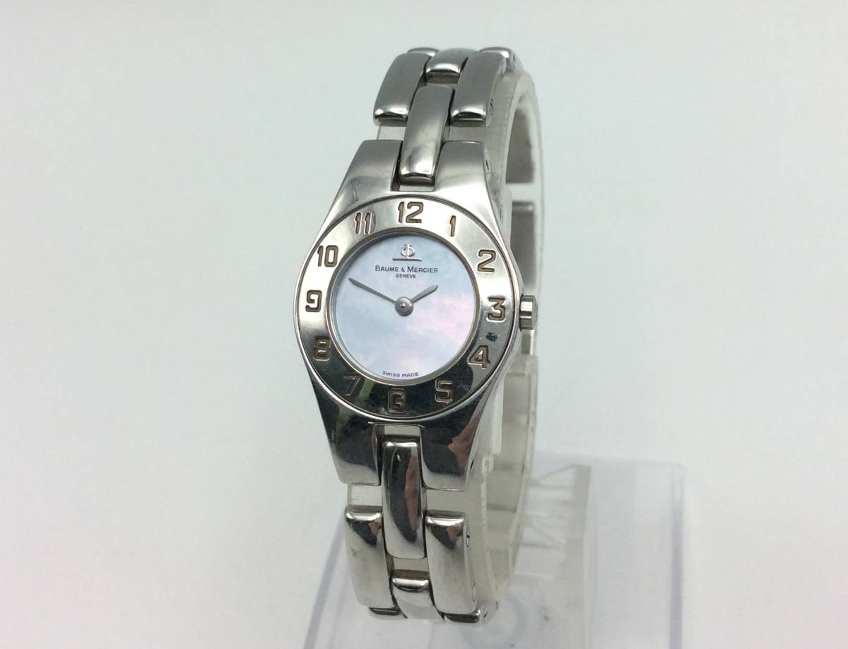S30□【QZ/不動】Baume & Mercier 腕時計 ボームアンドメルシエ