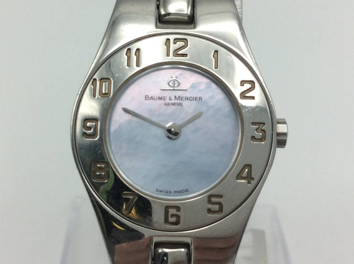 S30□【QZ/不動】Baume & Mercier 腕時計 ボームアンドメルシエ
