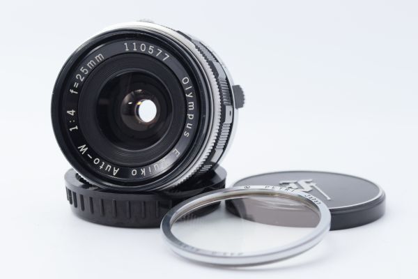 高級単焦点 Olympus E.Zuiko Auto W 25mm f4 F FT FV マウント