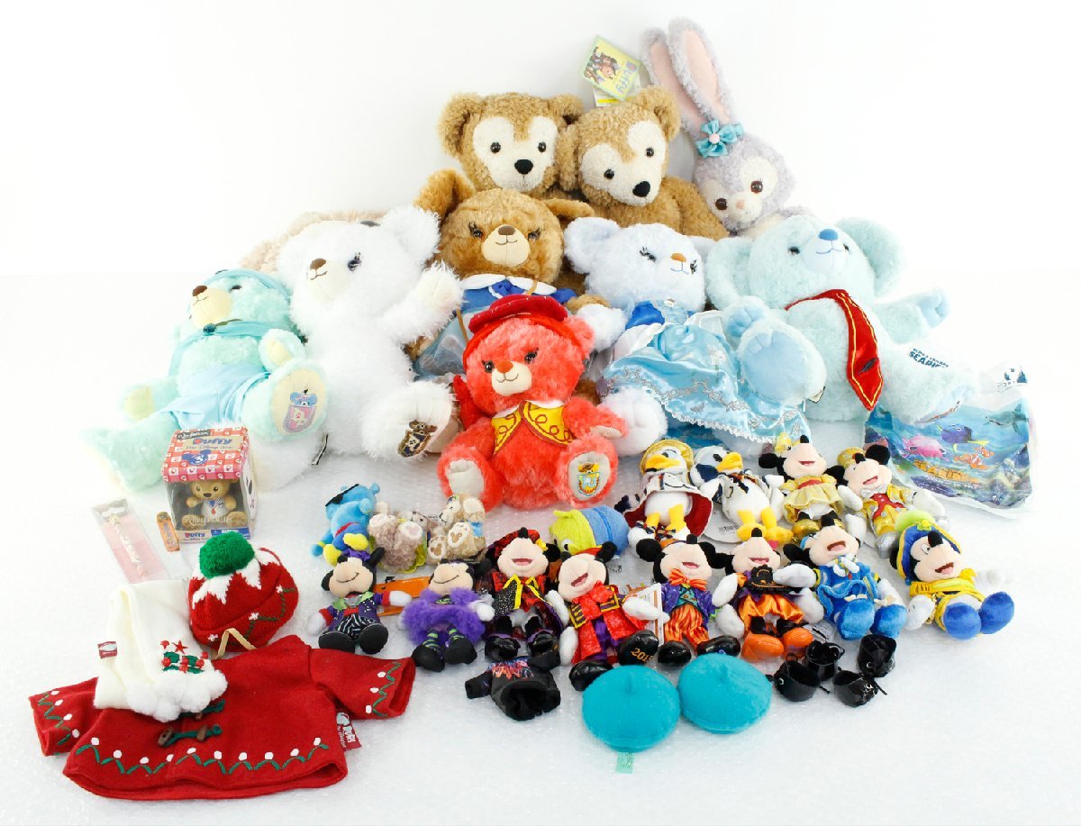 【中古・現状品】ディズニー ダッフィー ユニベア等 ぬいぐるみ フィギュア グッズ他まとめセット ステラ・ルー ミッキー 他'