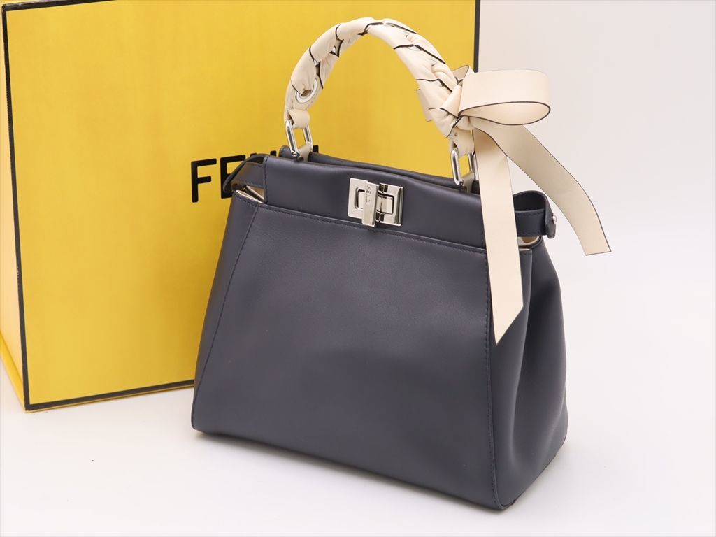 限定SALE，定番 1円 正規 フェンディ ハンドバッグ ショルダーバッグ 2WAY 黒系/レザー 保存袋/箱付き レディース鞄 2000000 USO(ハンドバッグ)｜売買されたオークション情報、yahooの商品情報をアーカイブ公開 - かばん、バッグ