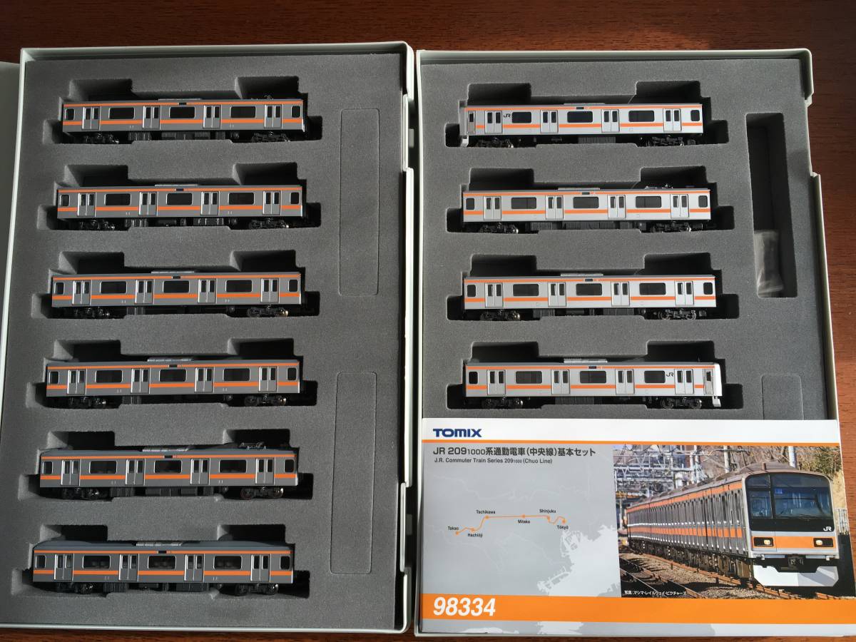 TOMIX 98334 98335 JR 209系1000 通勤電車（中央線） 基本+増結10両