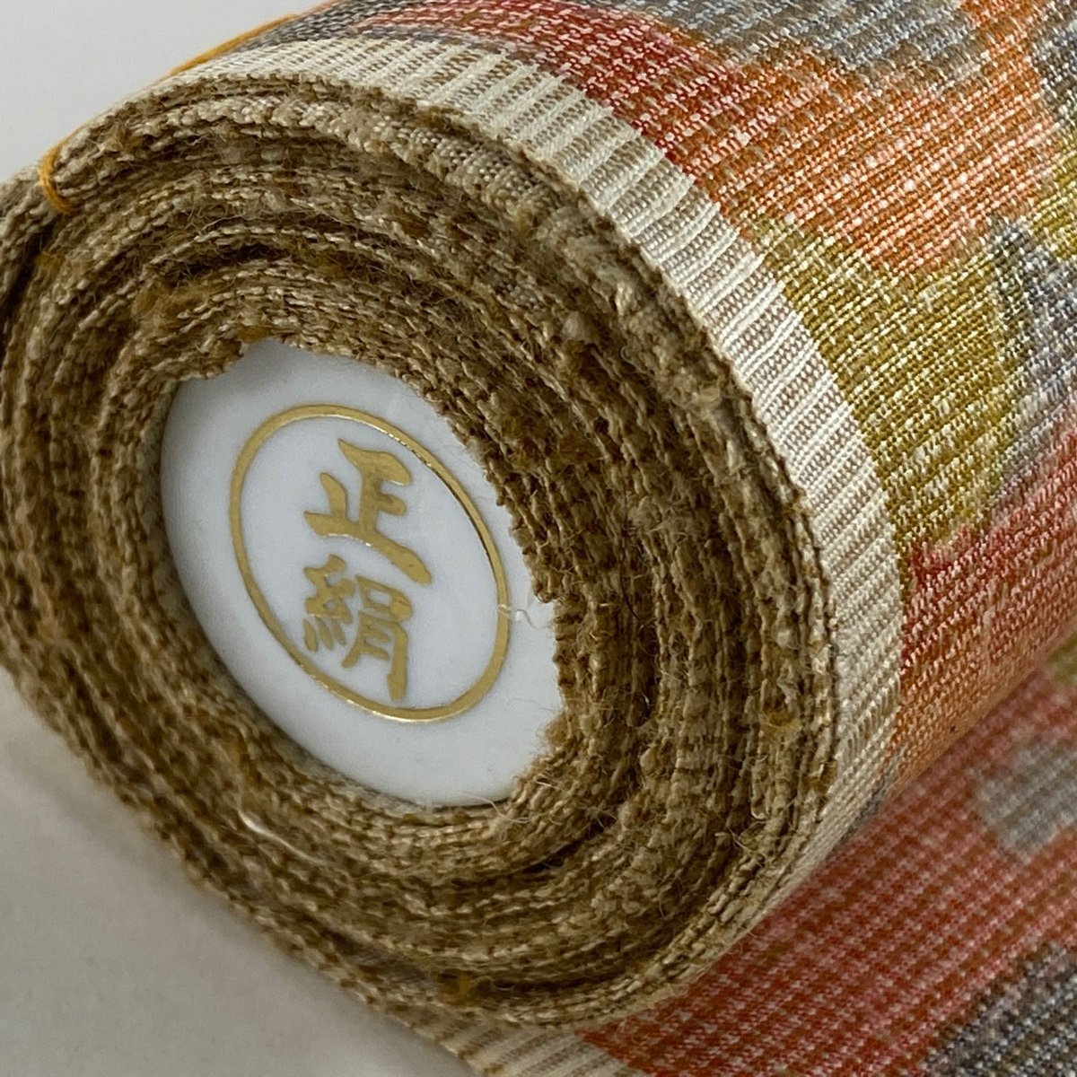 競ナビ】反物 秀品 紬 証紙 建物 山並み 墨色 正絹 【中古】 最新作